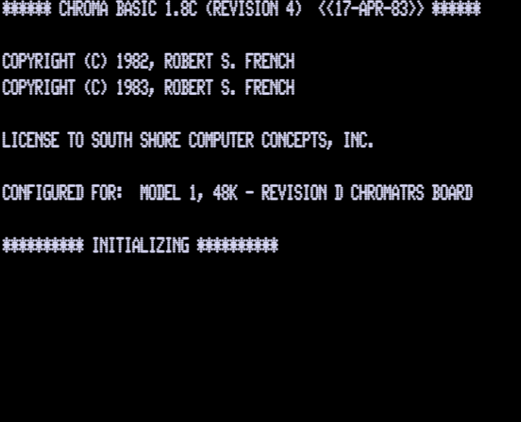 Screen shot